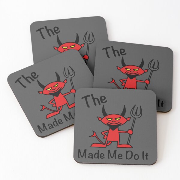 Item preview, Cartoon Devil - The Devil Made Me Do It designed and sold by IceBlueDesigns.
