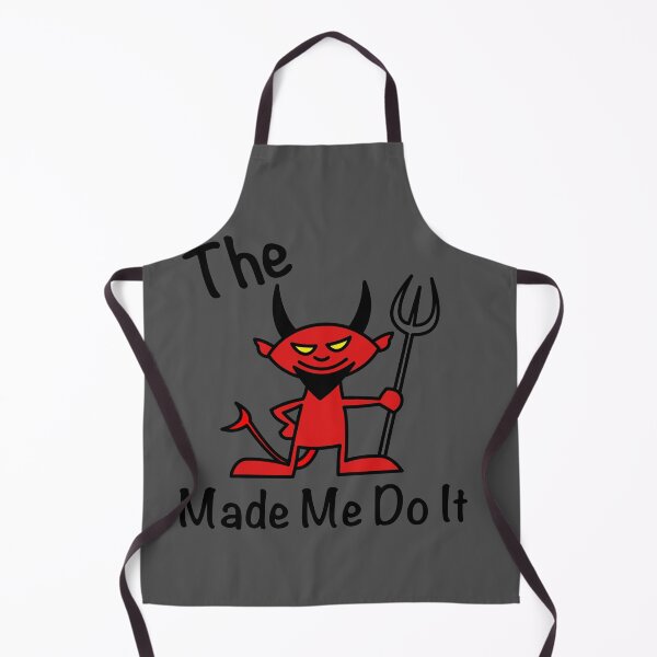 Item preview, Cartoon Devil - The Devil Made Me Do It designed and sold by IceBlueDesigns.