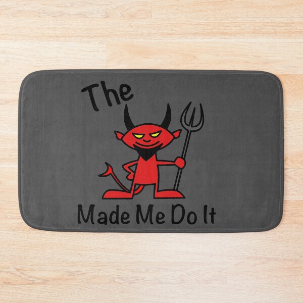 Item preview, Cartoon Devil - The Devil Made Me Do It designed and sold by IceBlueDesigns.