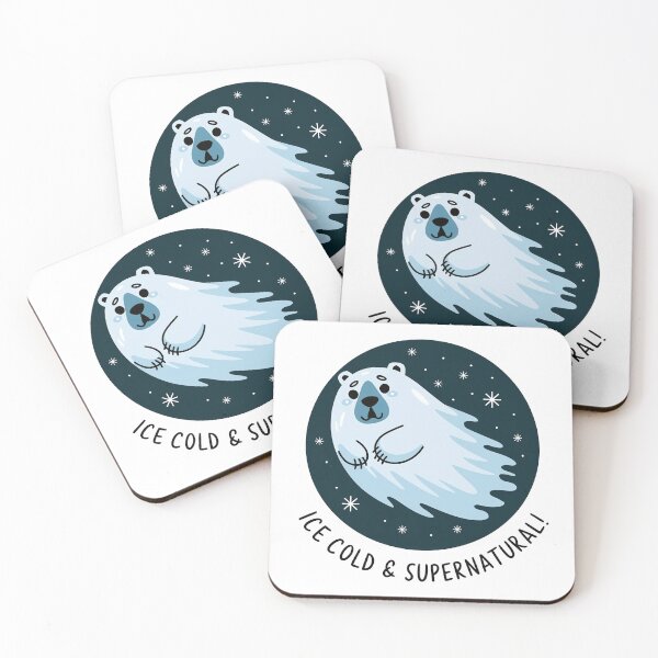 Item preview, Polar Bear Ghost In The Sky - Ice Cold & Supernatural designed and sold by candlewithhare.