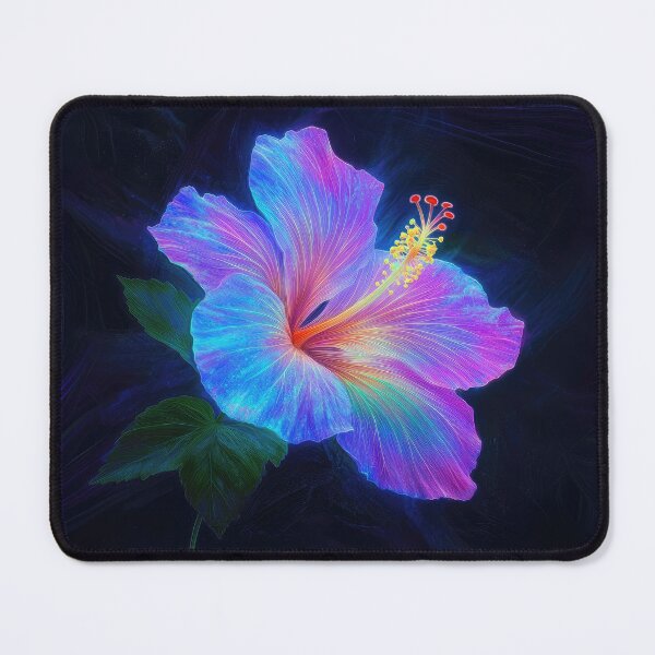 Item preview, Hibiscus in Electric Dreams designed and sold by riquishop.