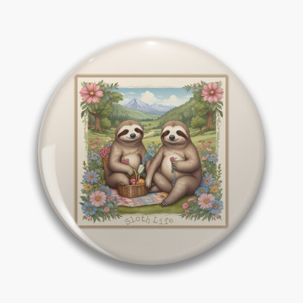 Item preview, Sloth Life - Slothy Sunday Afternoon Picnic  designed and sold by SpotOnJ.