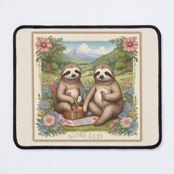 Item preview, Sloth Life - Slothy Sunday Afternoon Picnic designed and sold by SpotOnJ.