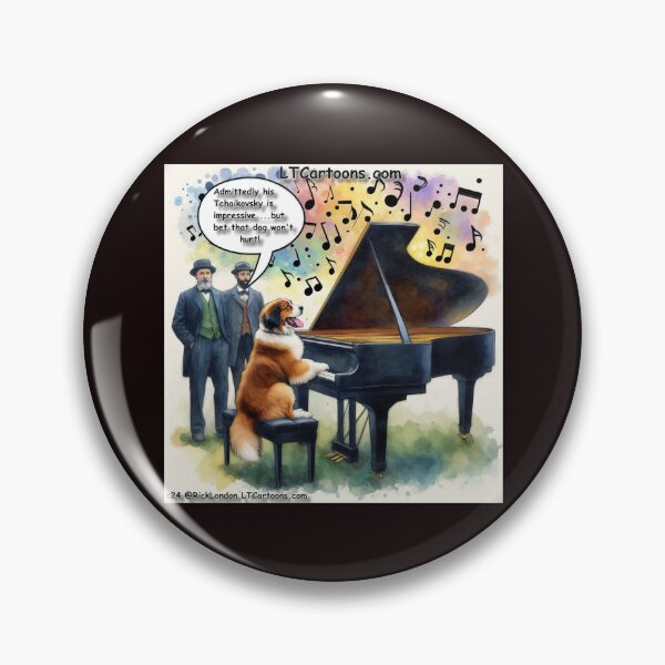 Item preview, His Tchaikovsky Is Impressive But Will That Dog Hunt? designed and sold by Rick London Gifts.
