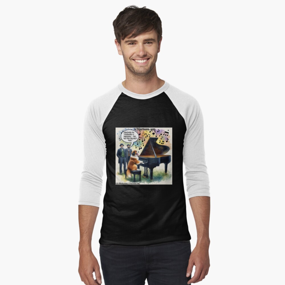 Item preview, Baseball ¾ Sleeve T-Shirt designed and sold by ltcartoons.
