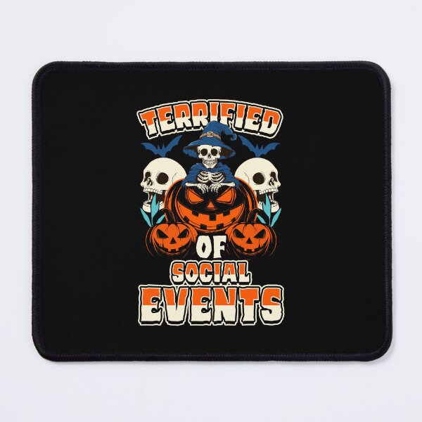 Item preview, Terrified of Social Events Funny Halloween Introvert designed and sold by Maria Garcia.