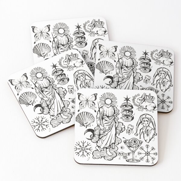 Item preview, Symbolism- The 3 eyes, the Jester, the rabbit king designed and sold by PatronesKawai.