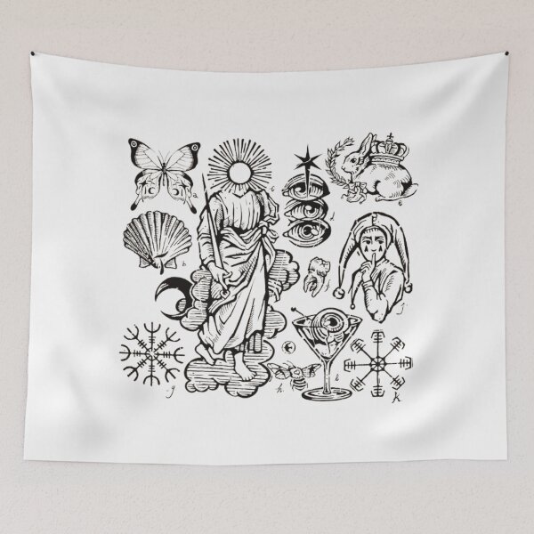 Item preview, Symbolism- The 3 eyes, the Jester, the rabbit king designed and sold by PatronesKawai.
