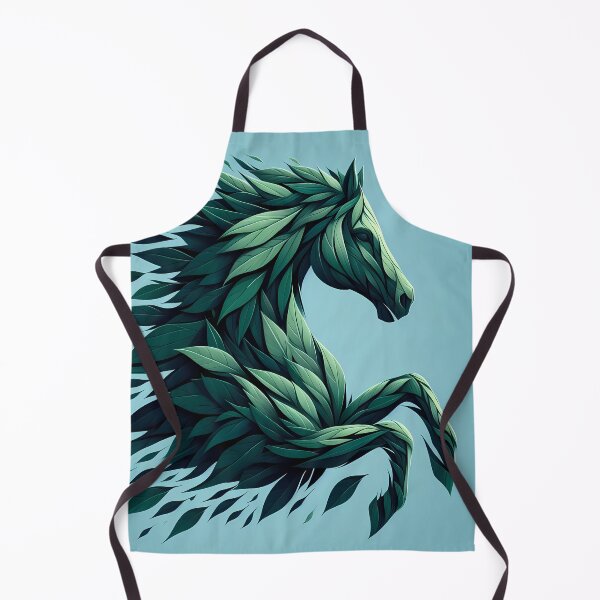 Item preview, Horse Made of Leaves, Ai Generated Art  designed and sold by ACC .