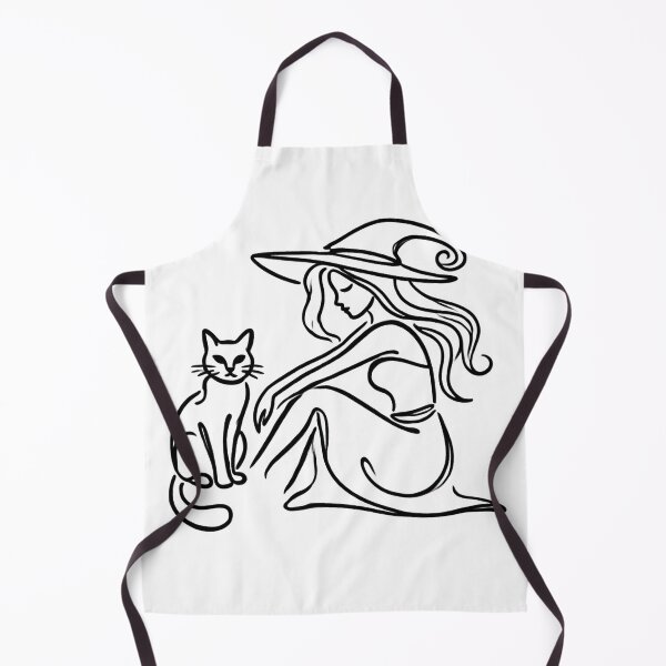 Item preview, Witch and black cat I designed and sold by ChicClicker.