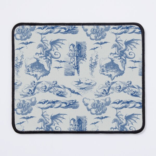 Item preview, Angels and Dragons in blue designed and sold by smnessen.