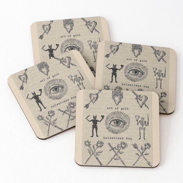 Item preview, Symbolism - Death, the devil and love designed and sold by PatronesKawai.