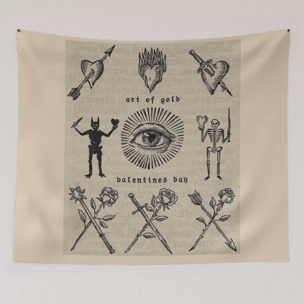 Item preview, Symbolism - Death, the devil and love designed and sold by PatronesKawai.