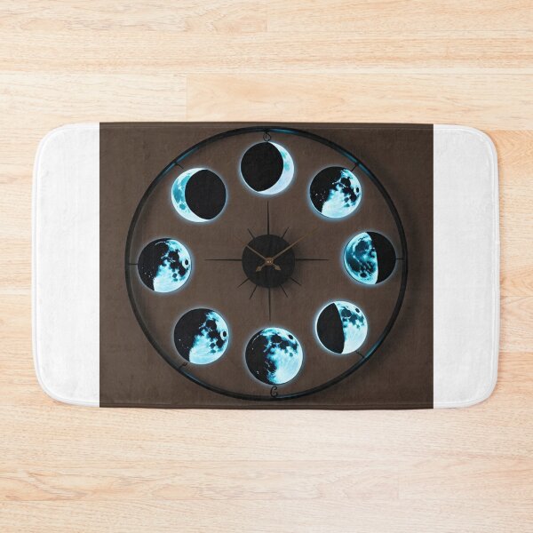 Item preview, Global Timekeeper: A Unique Earth-Phase Wall Clock Design designed and sold by merve02shop.