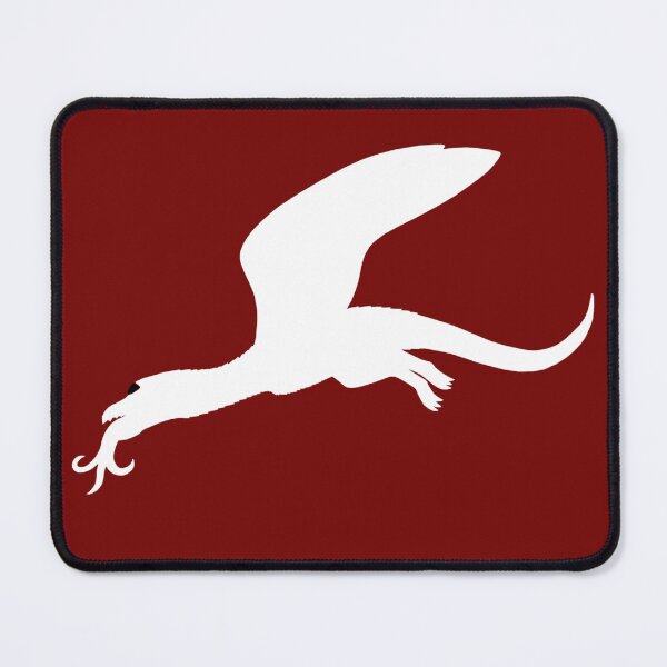 Item preview, Snallygaster Silhouette flying (White) designed and sold by JayceTheCC.