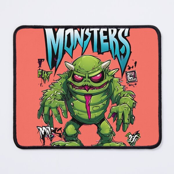 Item preview, #3 Vibrant Monster Graffiti Art by Karolisa designed and sold by Karolisa.