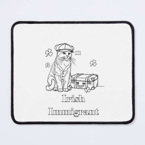 Item preview, Irish Immigrant Cat designed and sold by ChicClicker.