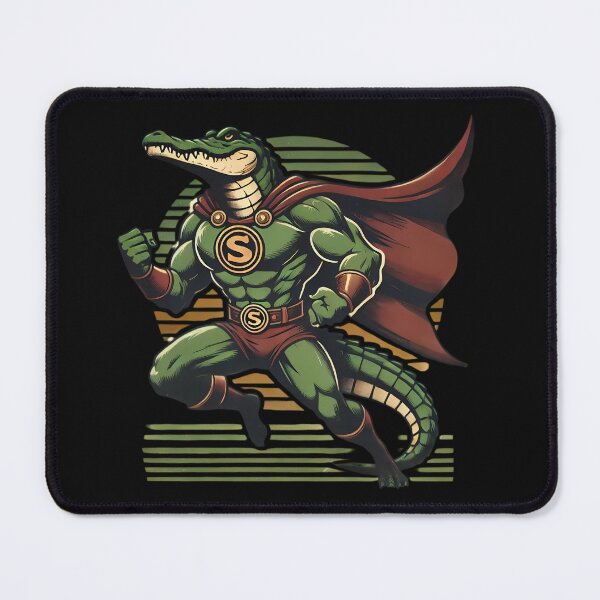 Item preview, Super Gator Hero - Unleash Your Inner Strength! designed and sold by Linework Studio.