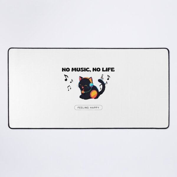 Item preview, Black cat listening to taylor swift designed and sold by Ash44444.