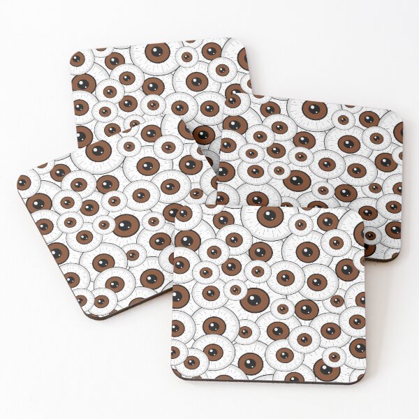 Item preview, Brown Eyeball Pattern designed and sold by Sartoris Art.