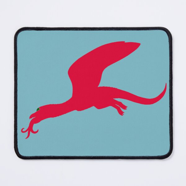 Item preview, Snallygaster Silhouette flying (Red) designed and sold by JayceTheCC.