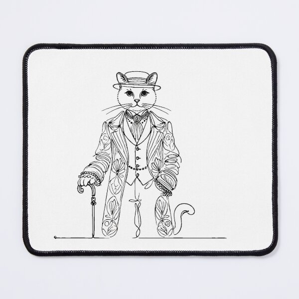 Item preview, Belle Epoque Cat designed and sold by ChicClicker.