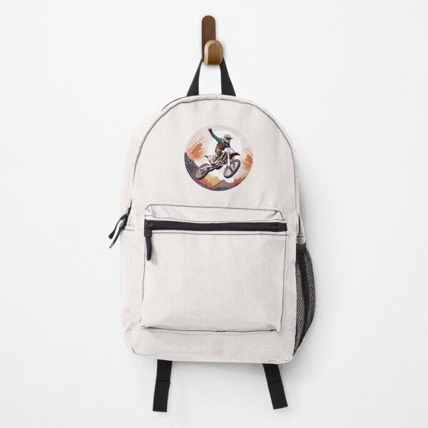 Item preview, Adrenaline Rush: Cross Rider Soaring Through Mountain Peaks designed and sold by WDDesignShop.