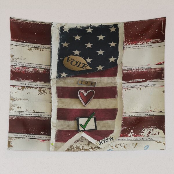 Item preview, Vote for love designed and sold by LoveHeartRocks.