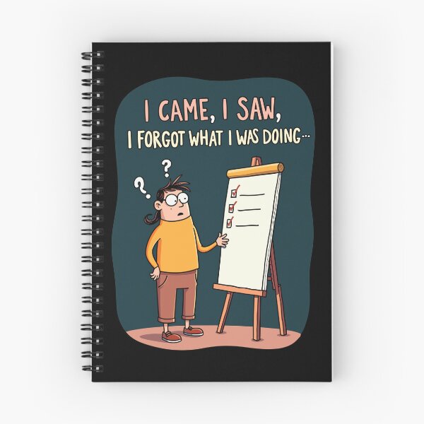 Item preview, I Came I Saw I Forgot Funny Relatable Design designed and sold by QuirkPrint.