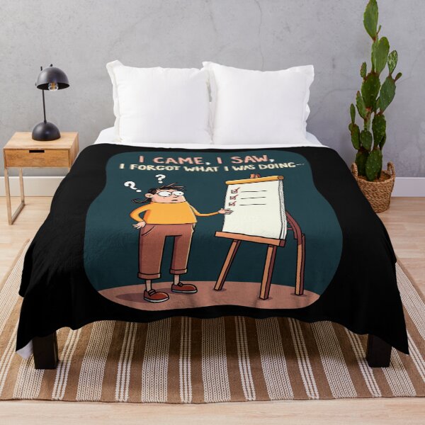 Item preview, I Came I Saw I Forgot Funny Relatable Design designed and sold by QuirkPrint.