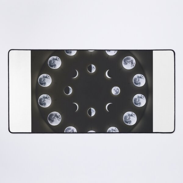 Item preview, Lunar Phases Illuminated Artwork designed and sold by merve02shop.