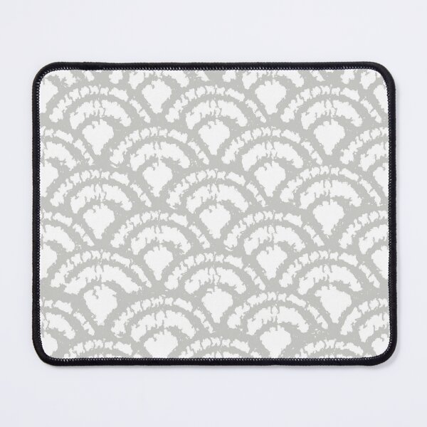 Item preview, Delicate waves taupe on white designed and sold by LisaLeQuelenec.