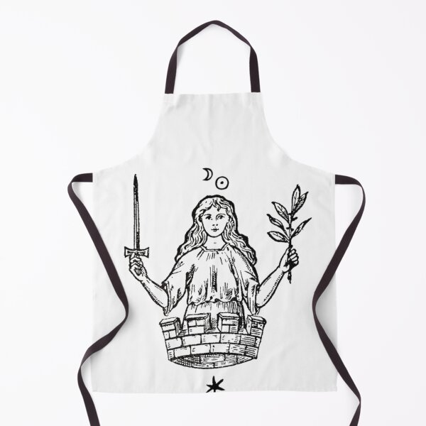 Item preview, Symbolism - The Girl in the Tower with the Sword and the Olive Tree designed and sold by PatronesKawai.
