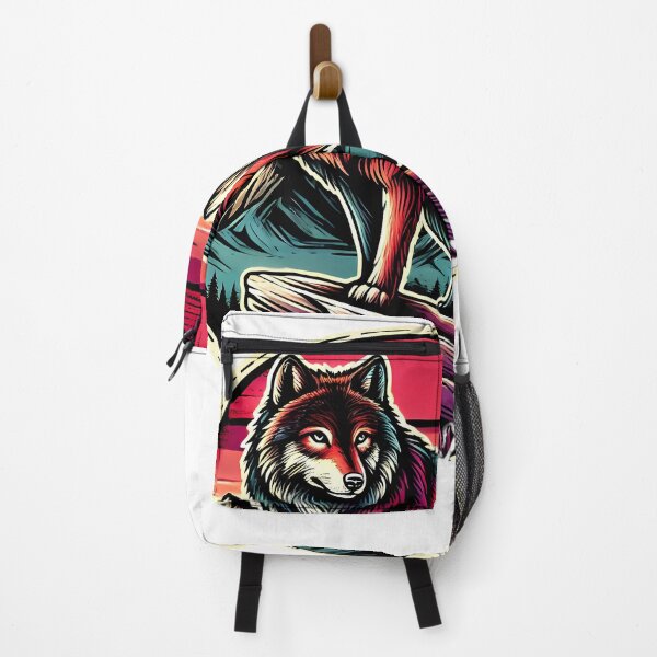 Item preview, The Wolf Hiking and Camping designed and sold by nodij.