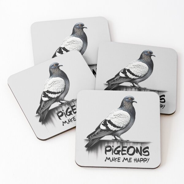 Item preview, Pigeons Make Me Happy Pigeon Lover designed and sold by stylesip.