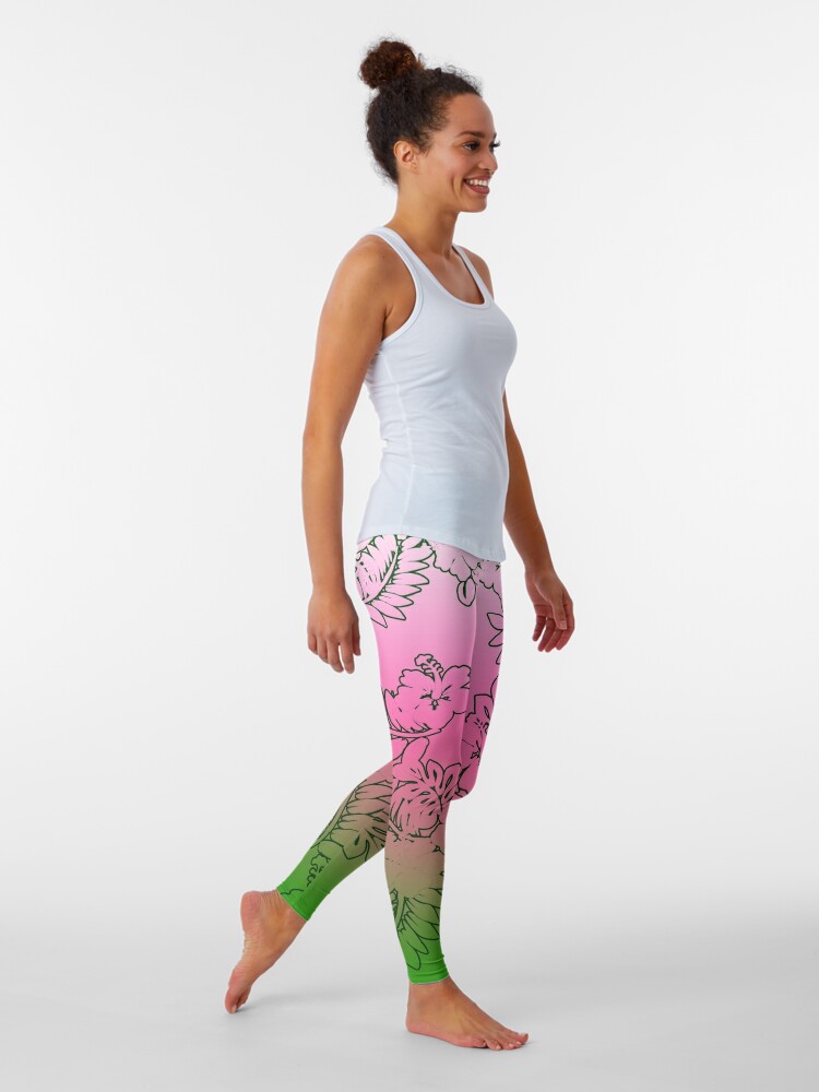 Watermelon Ombre Leggings