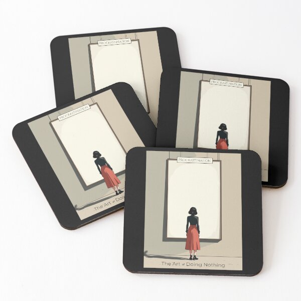 Item preview, Procrastination The Art of Doing Nothing Minimalist Design designed and sold by QuirkPrint.