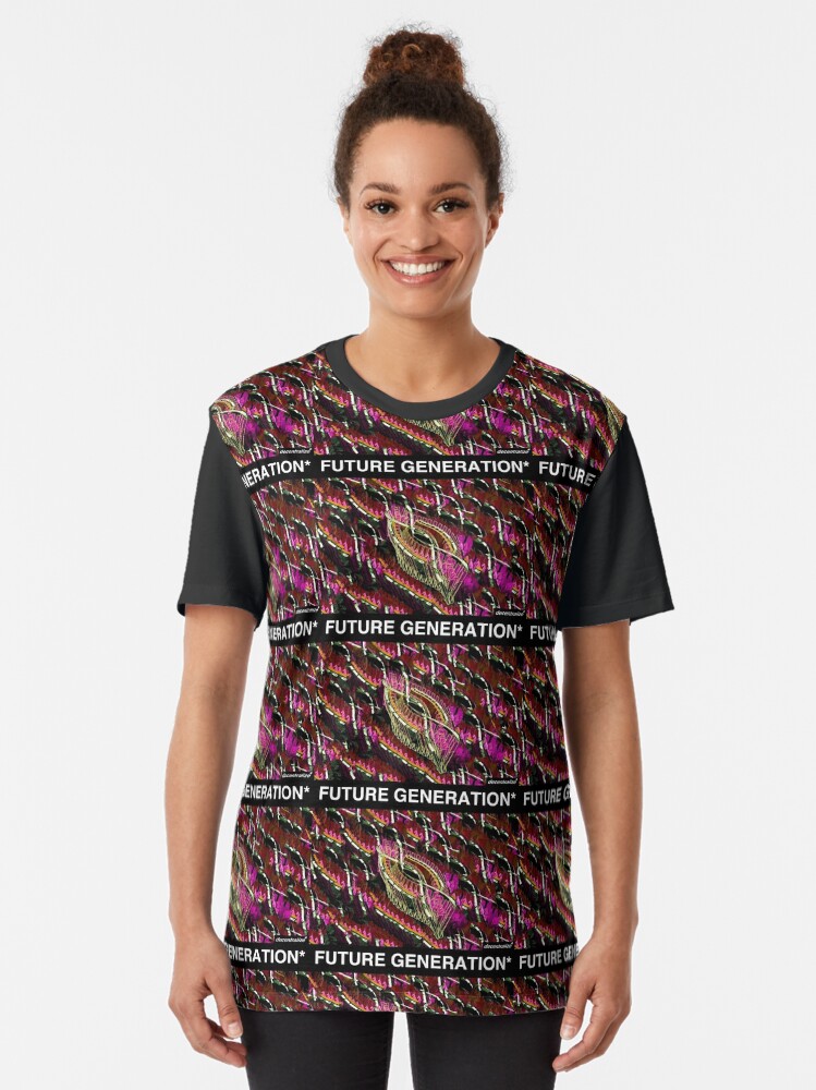 Alternate view of FUTURE GENERATION ABSTRACT DESIGN Graphic T-Shirt