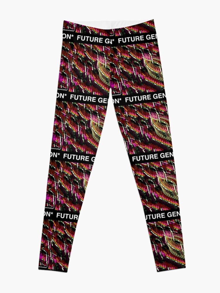 Alternate view of FUTURE GENERATION ABSTRACT DESIGN Leggings