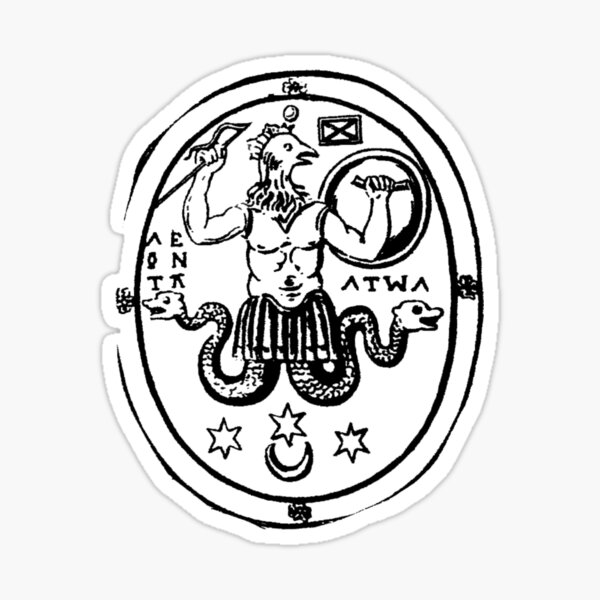 Item preview, Symbolism - The Ancient God Abraxas designed and sold by PatronesKawai.