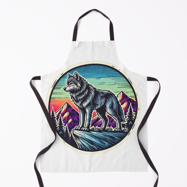 Item preview, Wolf Hiking and Camping designed and sold by nodij.