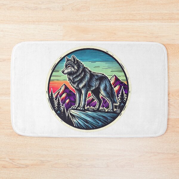 Item preview, Wolf Hiking and Camping designed and sold by nodij.