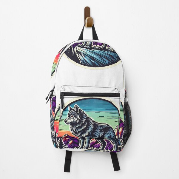 Item preview, Wolf Hiking and Camping designed and sold by nodij.