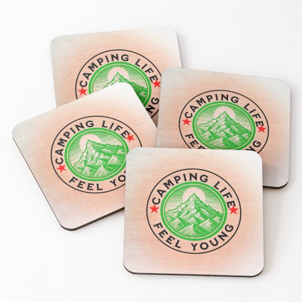 Item preview, Camping life feel young designed and sold by Wit & Wear Company.