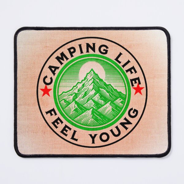 Item preview, Camping life feel young designed and sold by Wit & Wear Company.