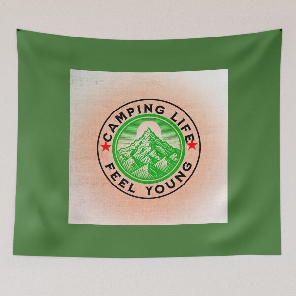 Item preview, Camping life feel young designed and sold by Wit & Wear Company.