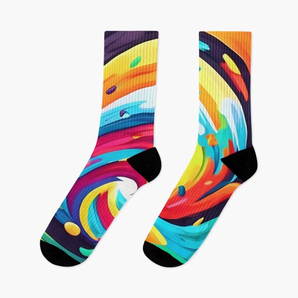Item preview, Vibrant Swirl of Colors Abstract Art designed and sold by Health And Fitness Posts e-Store.