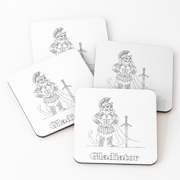Item preview, Gladiator cat designed and sold by ChicClicker.
