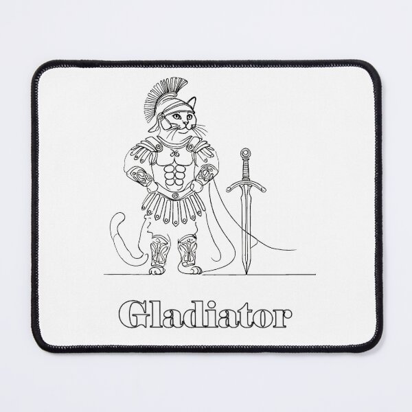 Item preview, Gladiator cat designed and sold by ChicClicker.