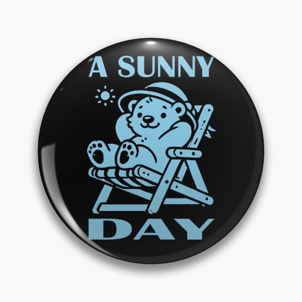 Item preview, Lounging Bear Enjoying the Day Sky Blue designed and sold by Soulemotion.